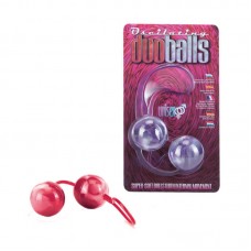 MARBILIZED DUO BALLS - red