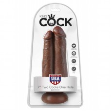 King Cock 7 inch Two Cocks One Hole